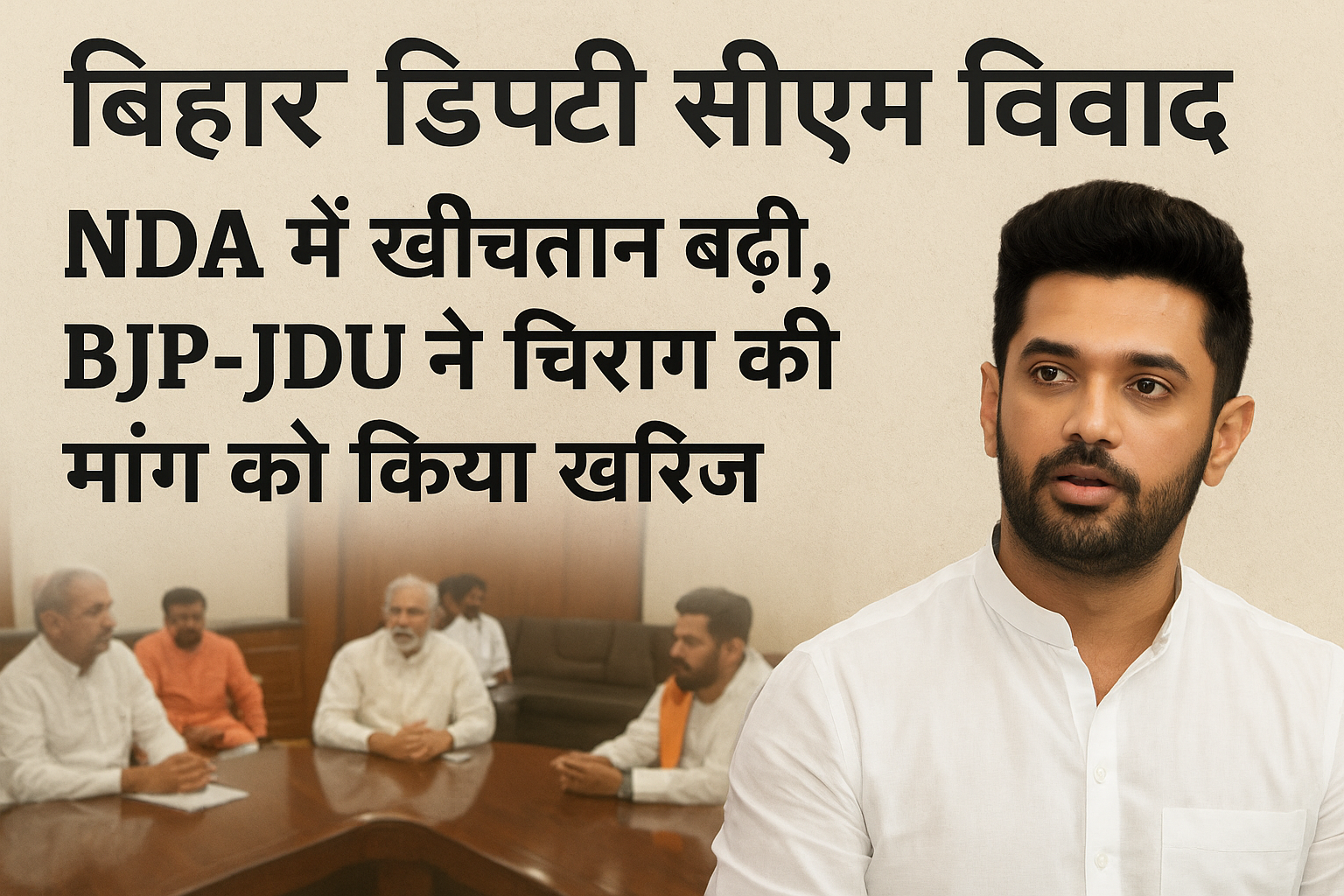 बिहार डिप्टी सीएम विवाद पर NDA की बैठक