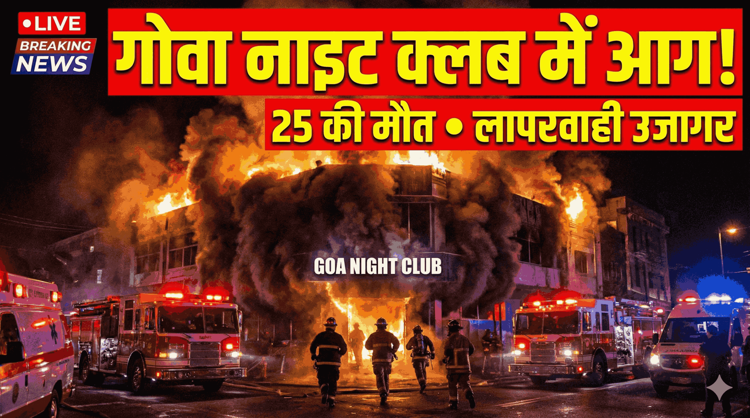 Goa Night Club Fire Live 2025 Breaking News